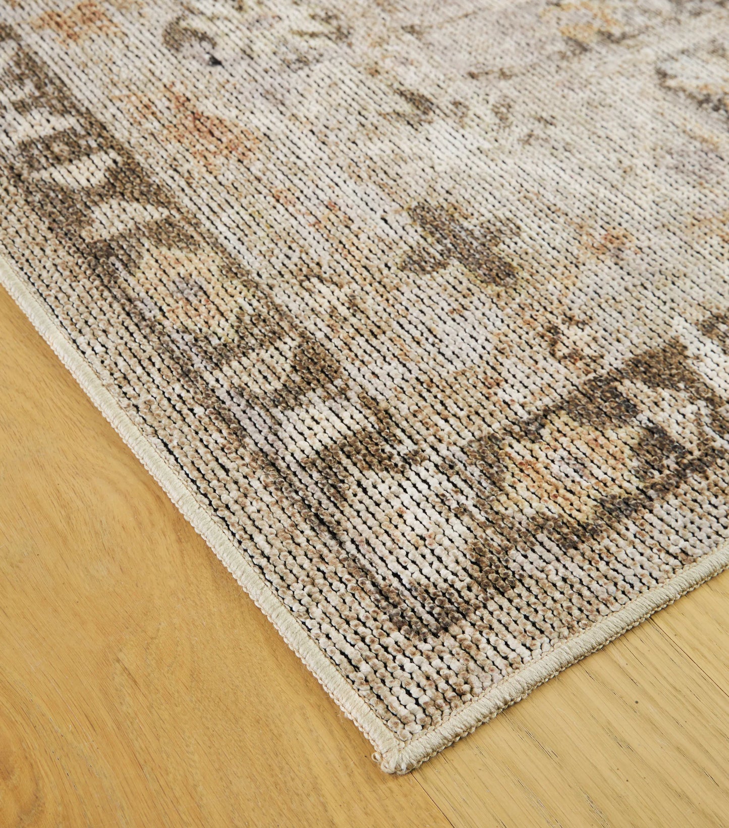 Livdon - 8' x 10' Washable Rug - Brown / Beige / Gray