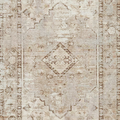 Livdon - 5' x 7' Washable Rug - Brown / Beige / Gray