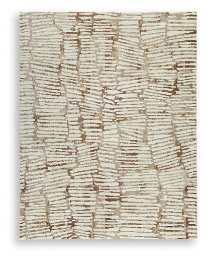 Uduak - 8' x 10' Rug - Cream / Tan / Rust