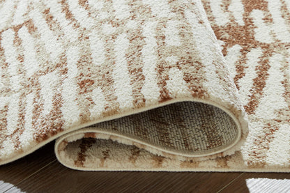 Uduak - 5' x 8' Rug - Cream / Tan / Rust