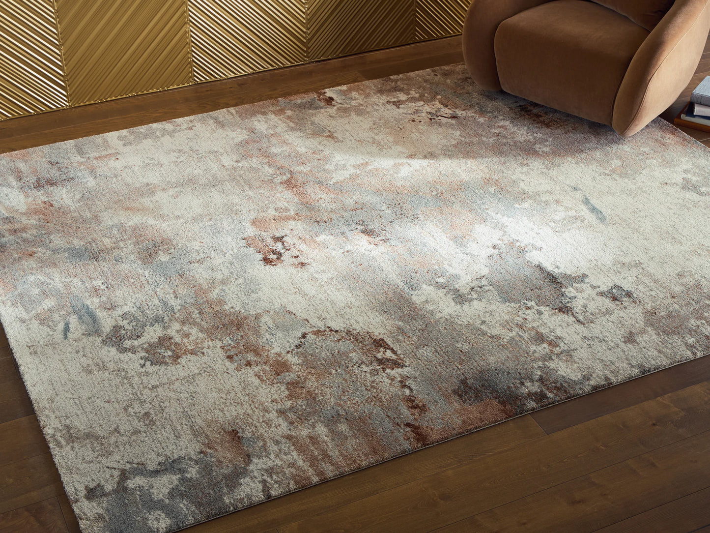 Jadenburg - 8' x 10' Rug - Cream / Gray / Sienna