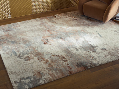 Jadenburg - 8' x 10' Rug - Cream / Gray / Sienna