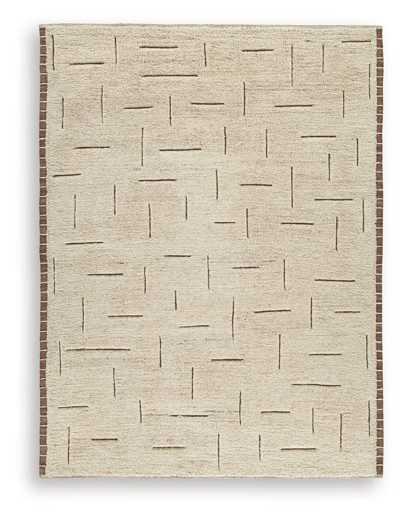 Clayman - 8' x 10' Rug - Beige / Brown
