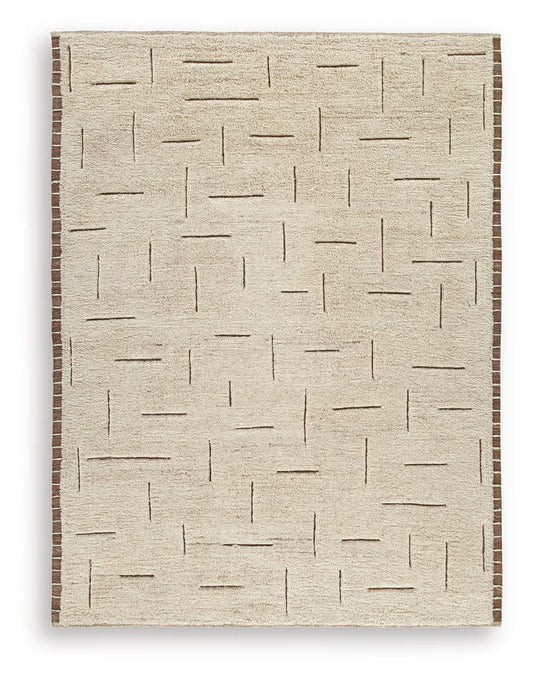 Clayman - 8' x 10' Rug - Beige / Brown