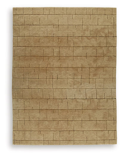 Luzmont - 9' x 12' Rug - Golden Brown