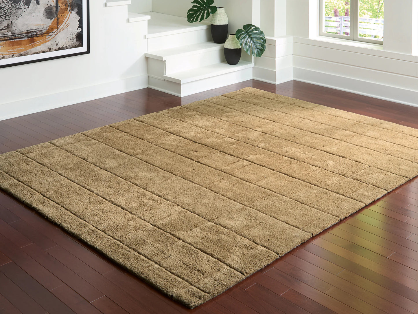 Luzmont - 8' x 10' Rug - Golden Brown