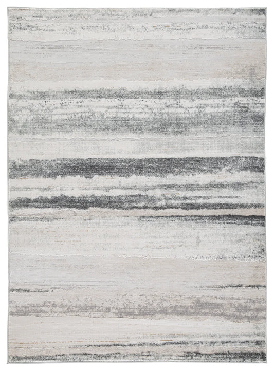 Sableridge - 5' x 7' Rug - Ivory / Taupe / Camel