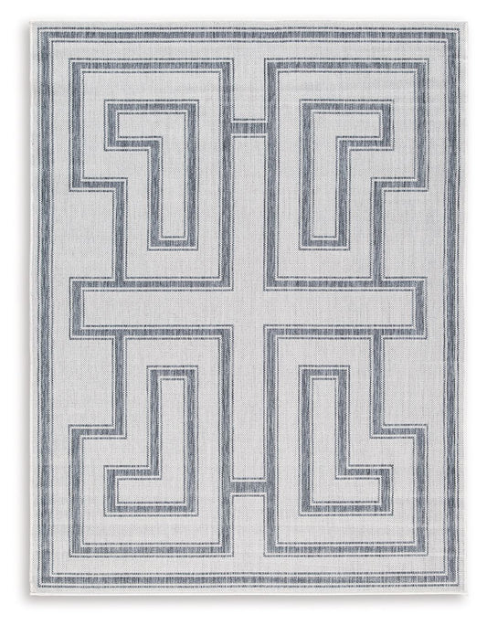 Matinwood - Ivory / Charcoal - Large Rug - 8' x 10'