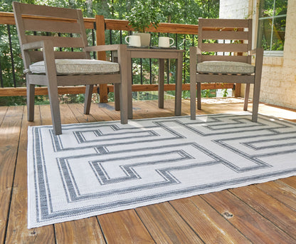 Matinwood - Ivory / Charcoal - Large Rug - 8' x 10'