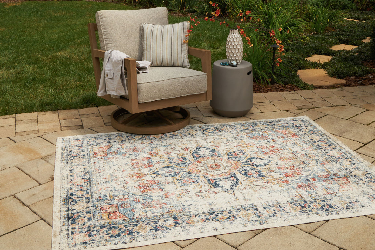 Jarrpage - Multi - Medium Rug - 5' x 7'