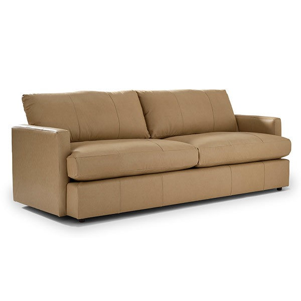 Best Home Furnishings “Rumord” Custom Leather Sofa