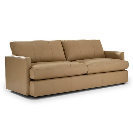 Best Home Furnishings “Rumord” Custom Leather Sofa