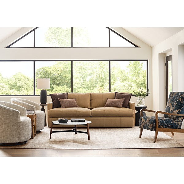 Best Home Furnishings “Rumord” Custom Leather Sofa