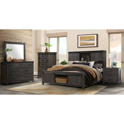 Scott - 5-Drawer Gentlemen Chest - Dark Brown