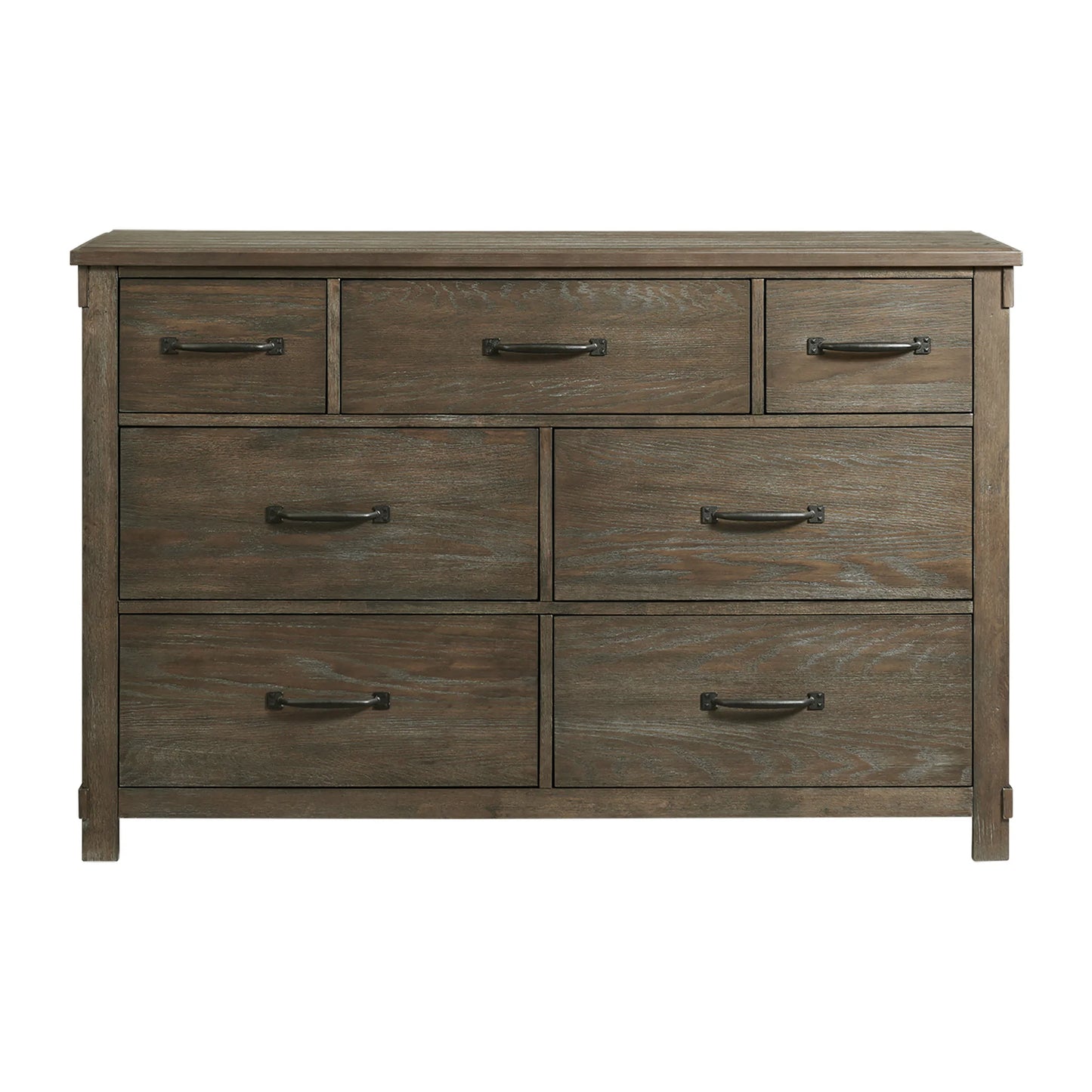 Scott - 7-Drawer Dresser - Dark Brown