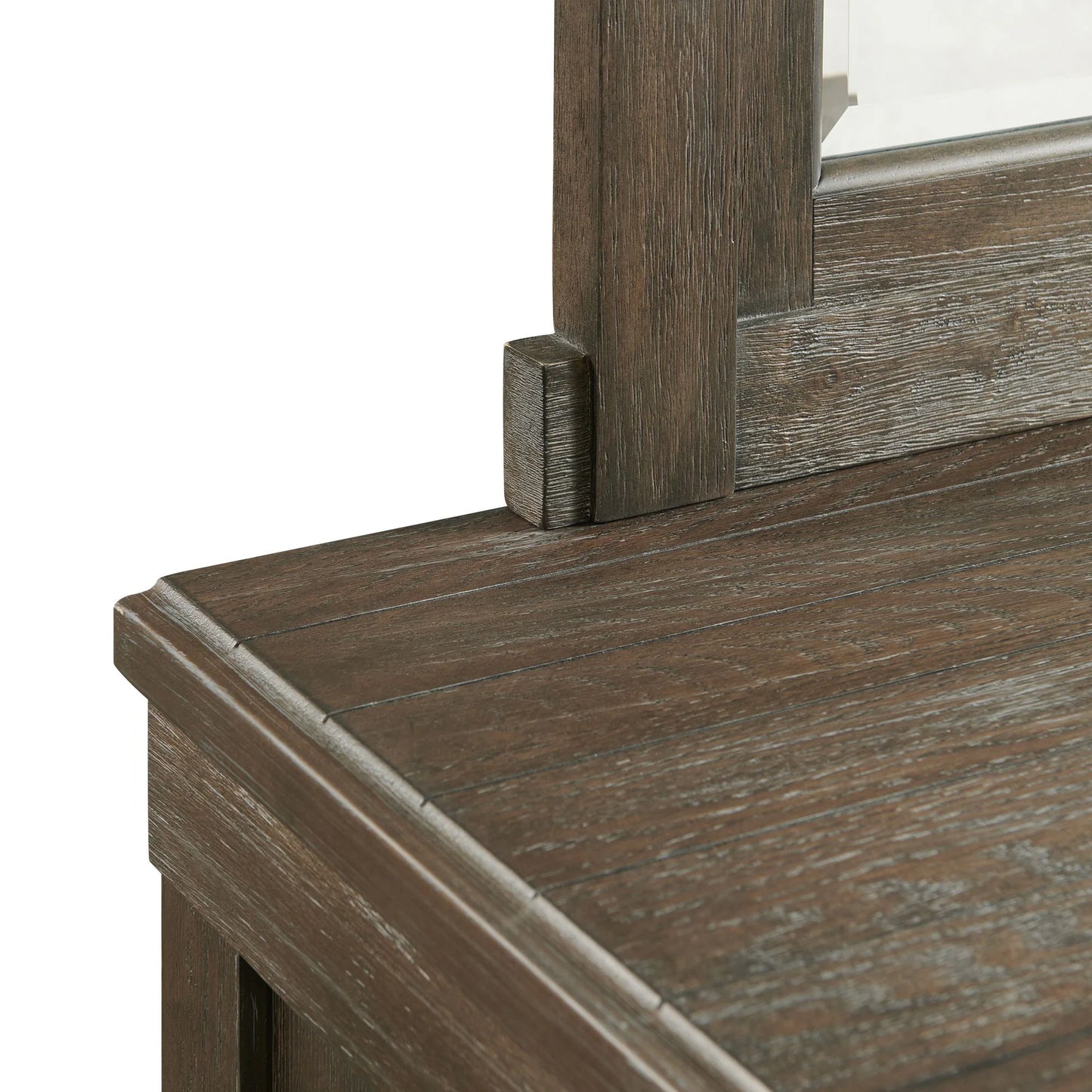 Scott - 7-Drawer Dresser With Mirror Set - Dark Brown