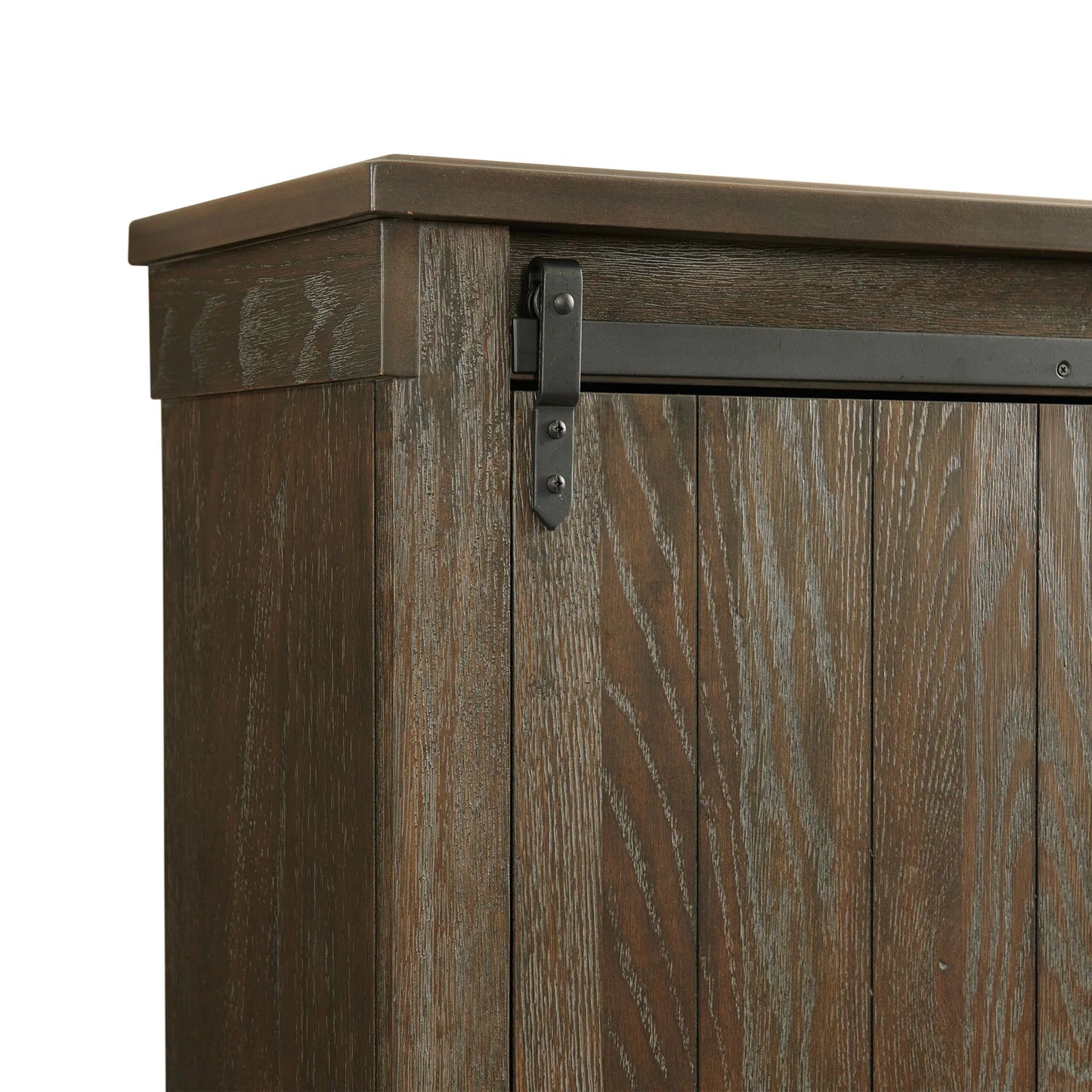 Scott - Queen Platform Storage Bed - Dark Brown