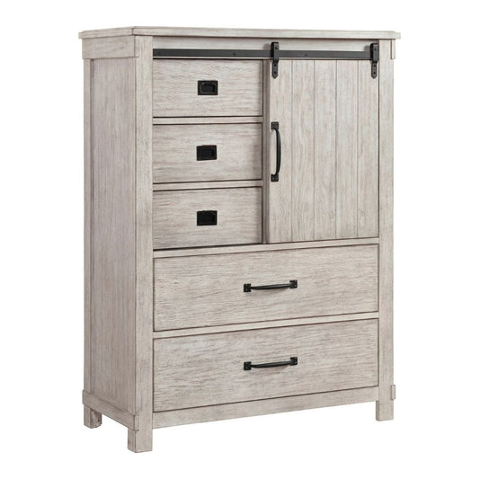 Scott - 5-Drawer Gentlemen Chest - White