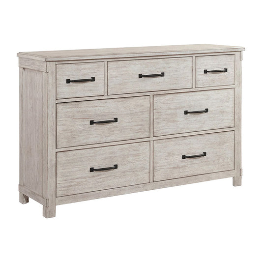 Scott - 7-Drawer Dresser - White
