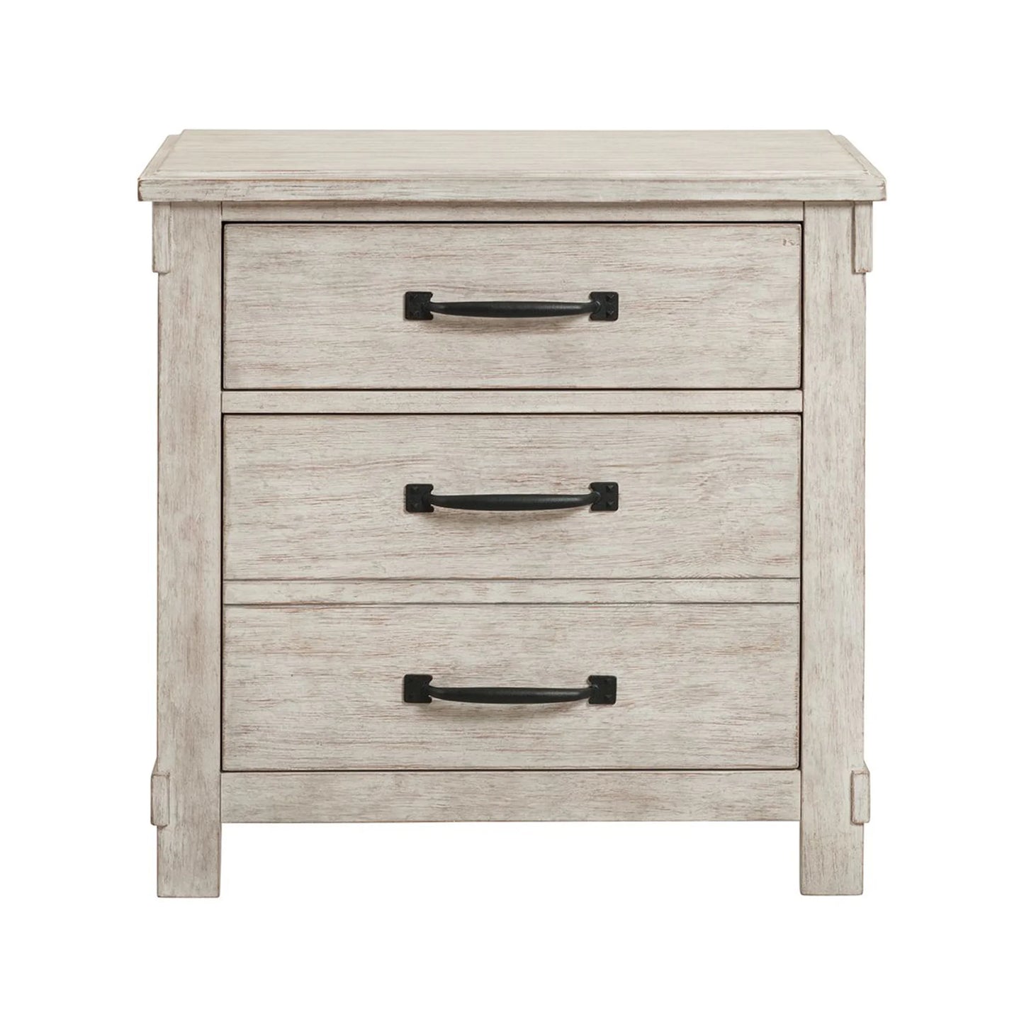 Scott - 2-Drawer Nightstand With USB Ports - White