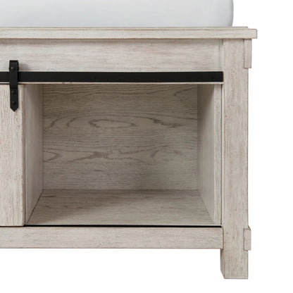 Scott - Queen Platform Storage Bed - White