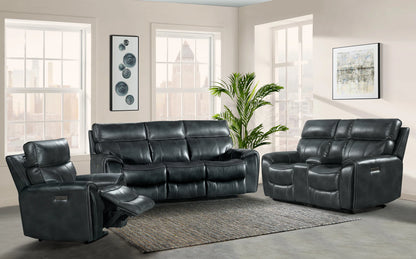 Summit - Dual-Power Loveseat - Bolero Slate