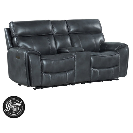 Summit - Dual-Power Loveseat - Bolero Slate