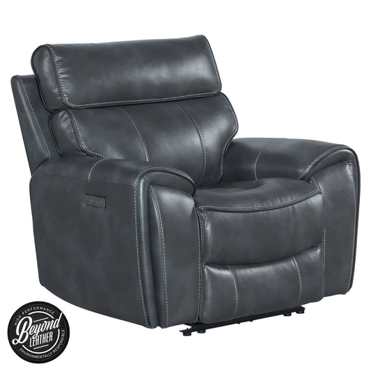 Summit - Dual-Power Recliner - Bolero Slate