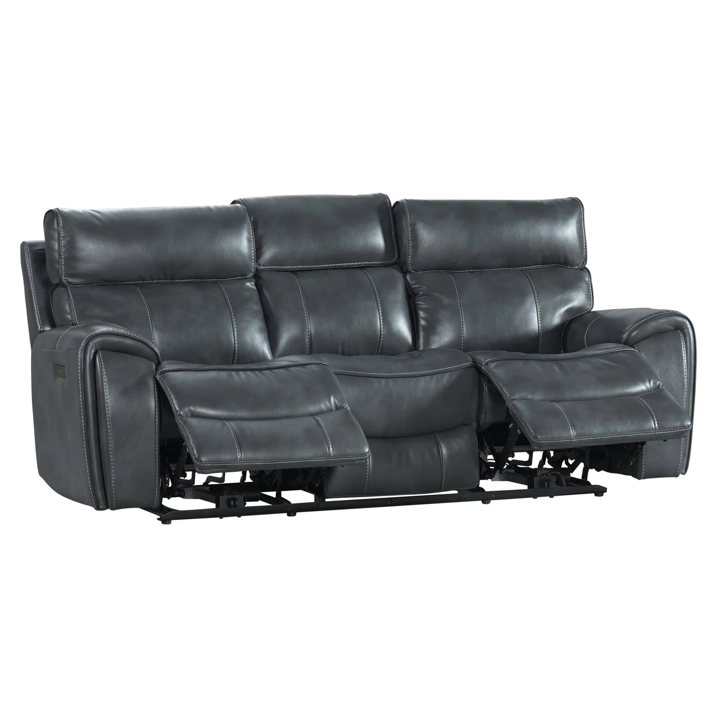 Summit - Dual-Power Sofa - Bolero Slate