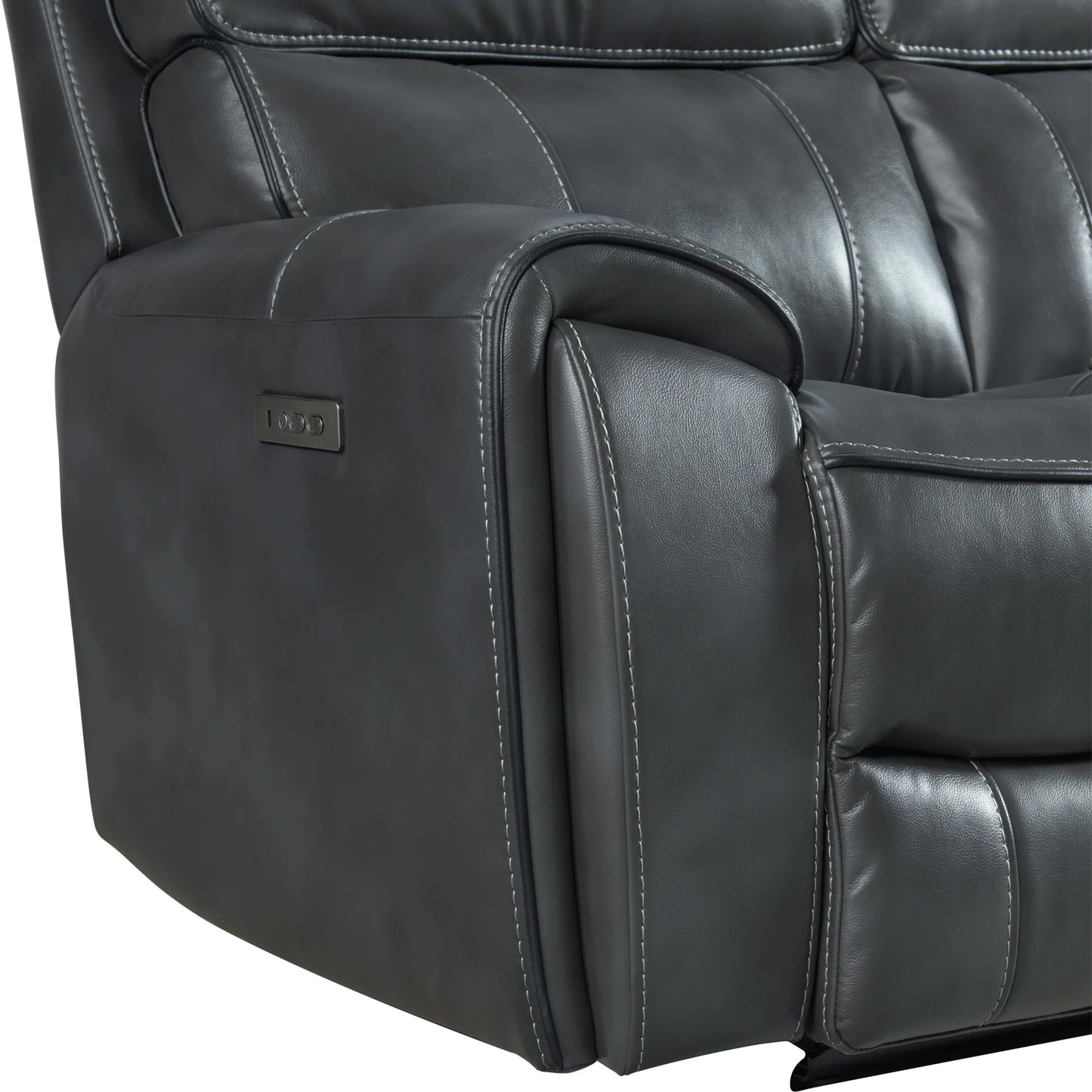 Summit - Dual-Power Sofa - Bolero Slate