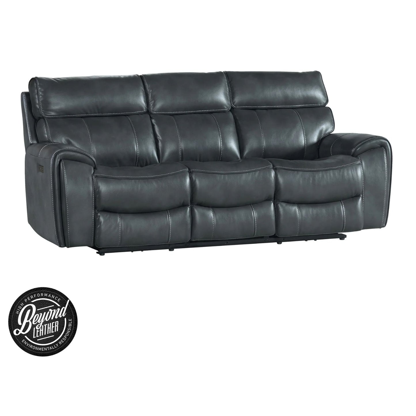 Summit - Dual-Power Sofa - Bolero Slate