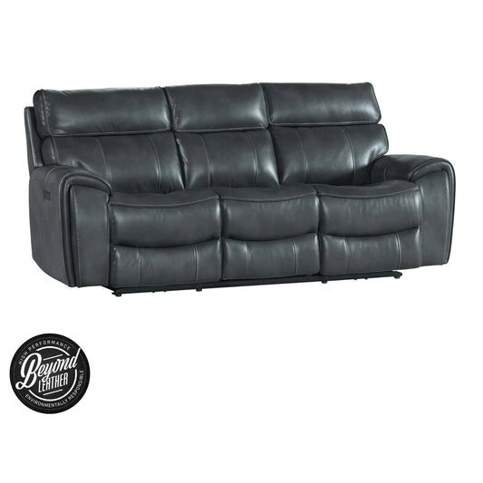 Summit - Dual-Power Sofa - Bolero Slate