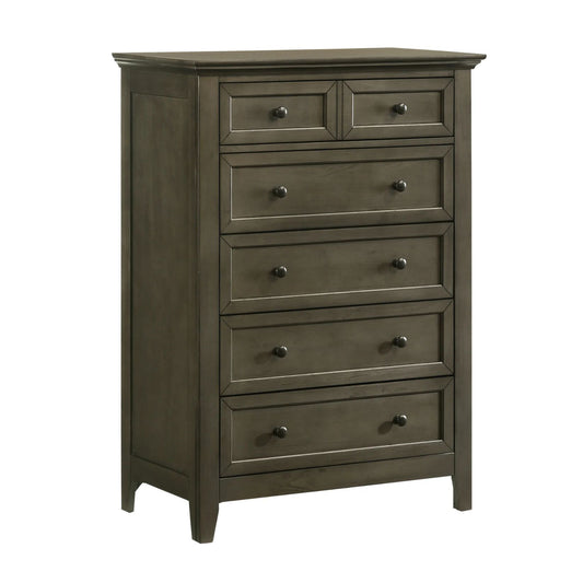 San Mateo Youth - Chest - Gray