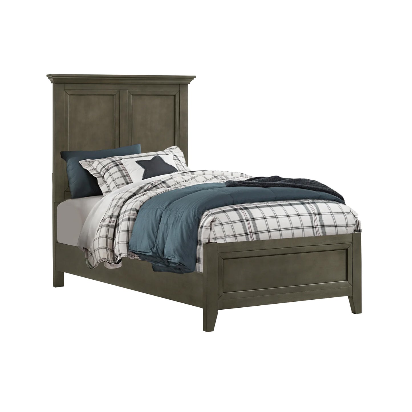 San Mateo Youth - Twin Standard Bed - Gray