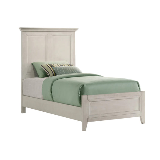 San Mateo Youth - Twin Standard Bed - Rustic White