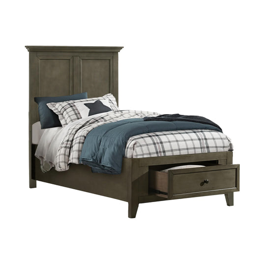 San Mateo Youth - Twin Storage Bed - Gray