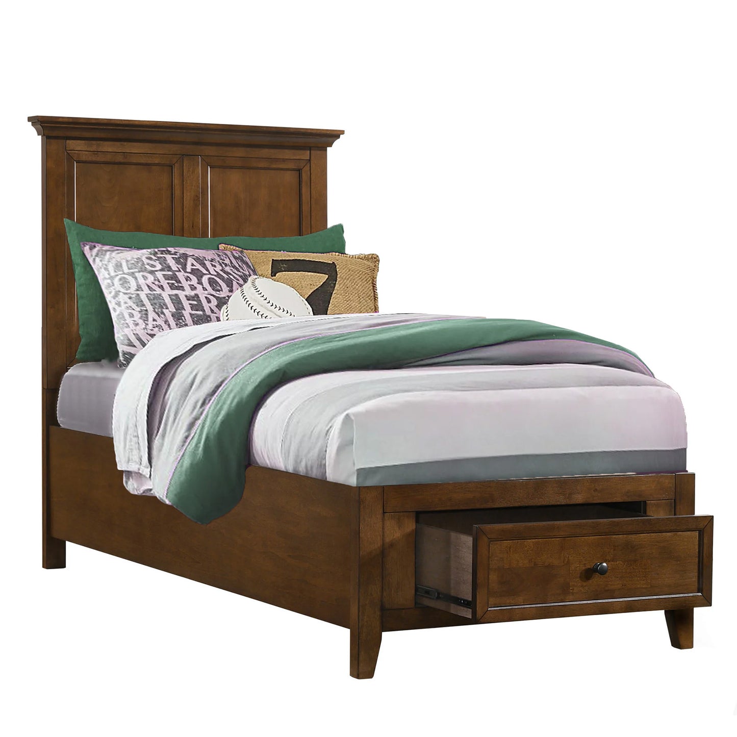 San Mateo Youth - Twin Storage Bed - Tuscan