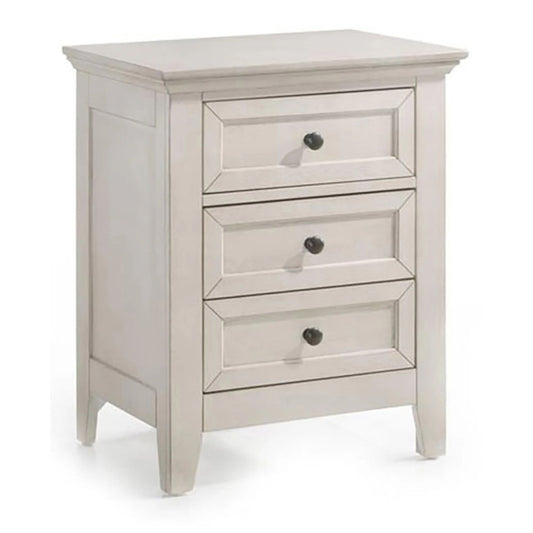 San Mateo - Nightstand - Rustic White