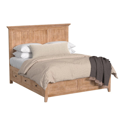 San Mateo - King Storage Bed - Wheat