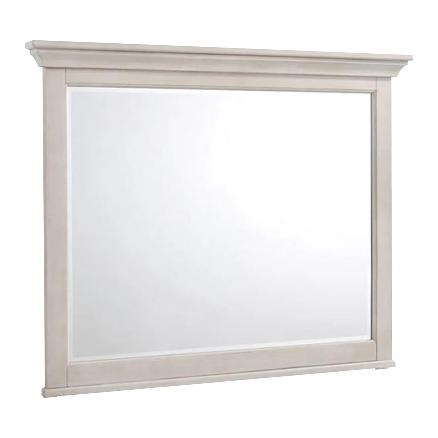 San Mateo - Dresser Mirror - Rustic White