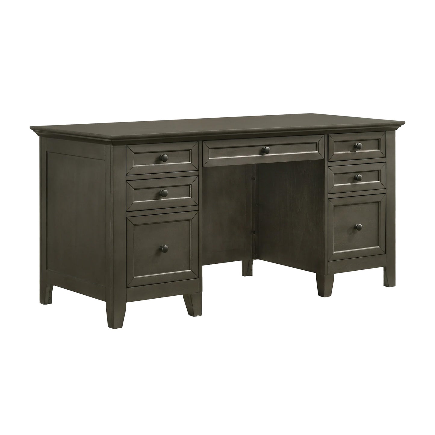 San Mateo - 62" Executive Desk - Gray