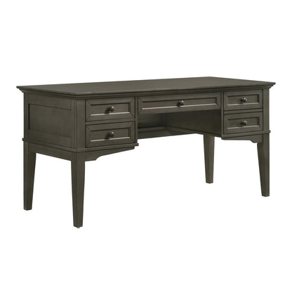 San Mateo - 62" Half Ped Desk - Gray