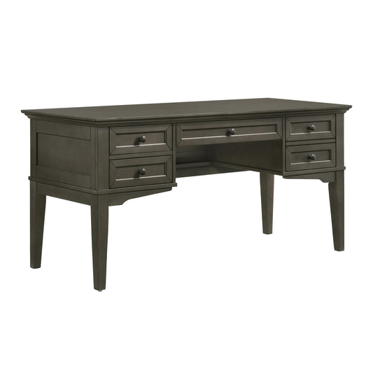 San Mateo - 62" Half Ped Desk - Gray