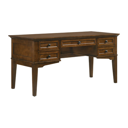 San Mateo - 62" Half Ped Desk - Tuscan