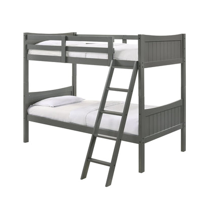 Sami - Twin Over Twin Bunk - Gray