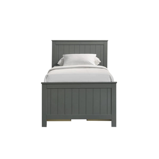 Sami - Twin Captains Bed - Gray