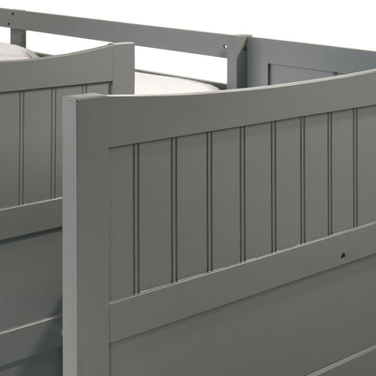 Sami - Twin Over Full Step Bunk With Right Headboard - Gray