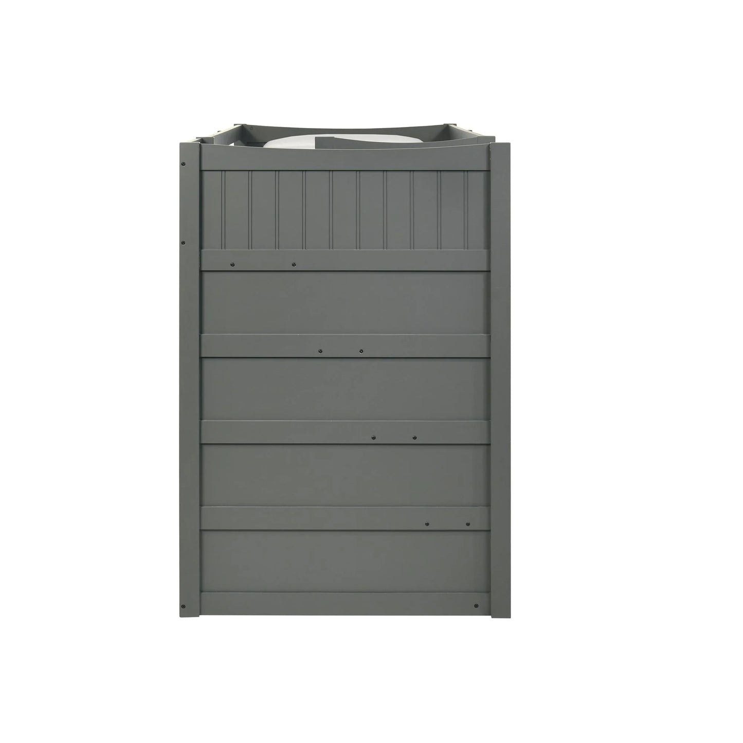 Sami - Twin Over Twin Step Bunk With Left Headboard - Gray