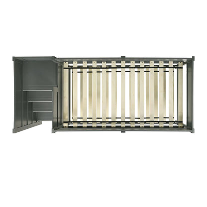 Sami - Twin Over Twin Step Bunk With Left Headboard - Gray