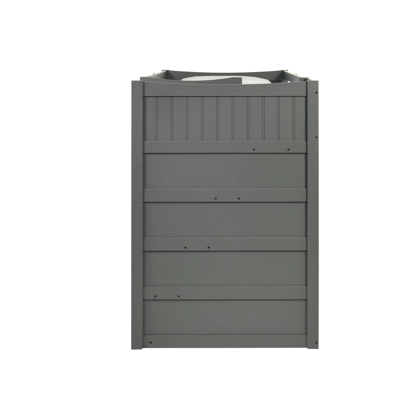 Sami - Twin Over Twin Step Bunk With Right Headboard - Gray